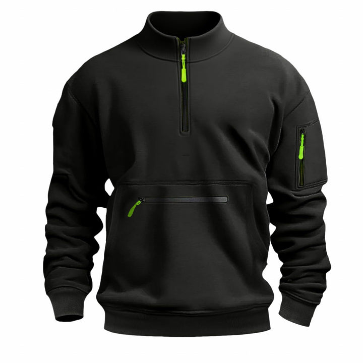 Men's functional sweatshirt with zipper Lune London