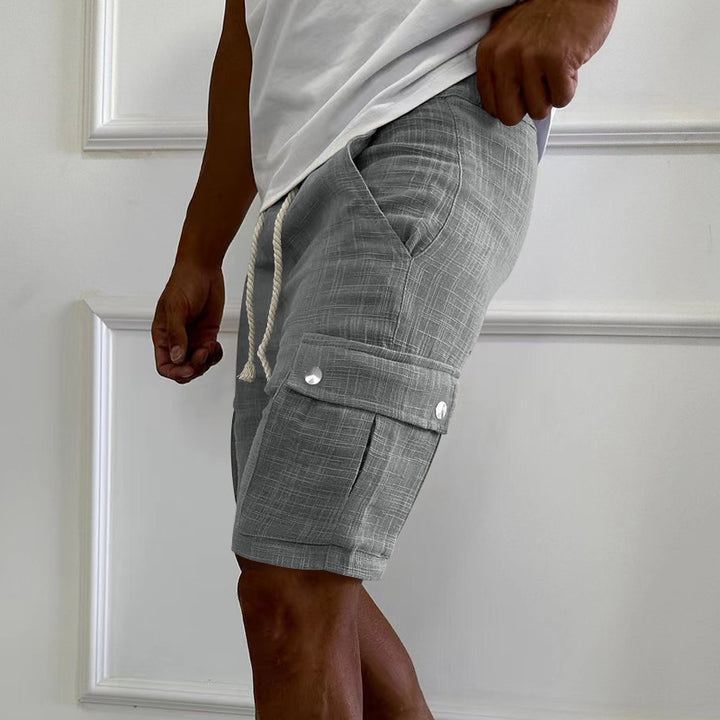 Shorts Cargo pratiques pour hommes avec une taille élastique et des poches polyvalentes Lune London