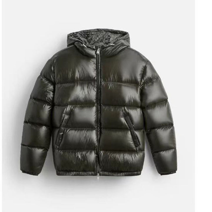 Ladies puffer jacket with high collar Amarae