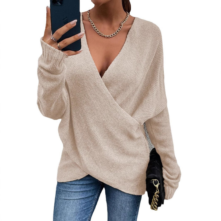 Pull V-neck de loisirs pour femmes Chic & Stil