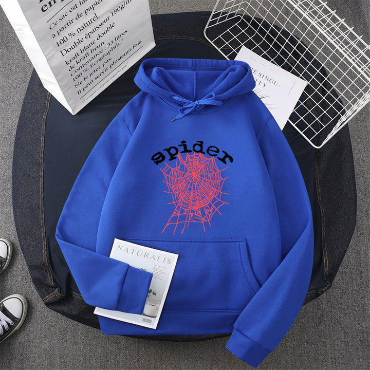 Women's hoodie with creative spider motif Lune London