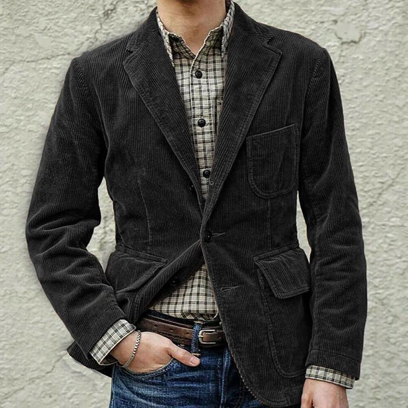 Corduroy jacket for men with modern cut Lune London