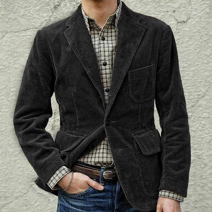 Men's Corduroy Blazer with Modern Cut Lune London