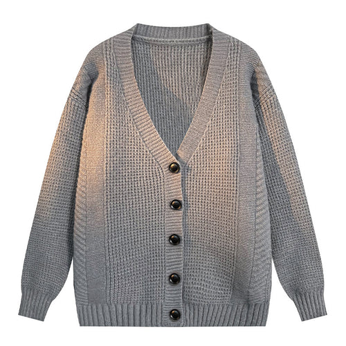 Dames Cardigan en Tricot Structuré à Col en V Amarae