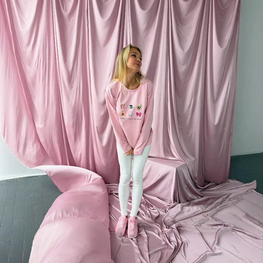 Casual sweatshirt for women with creative pattern Lune London