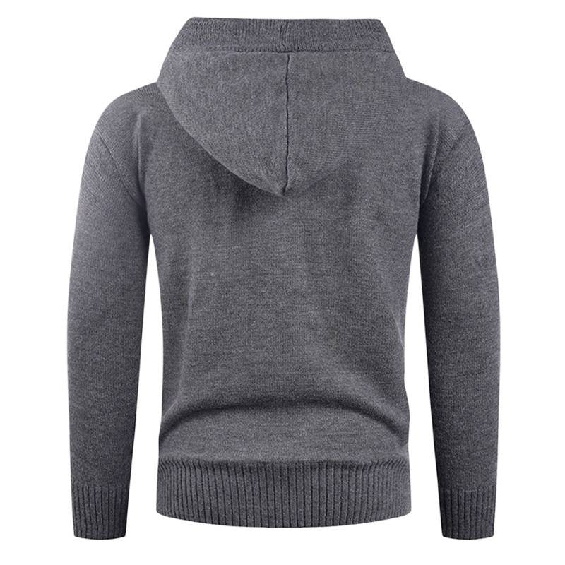 Trendy hoodie for men with button detail Lune London
