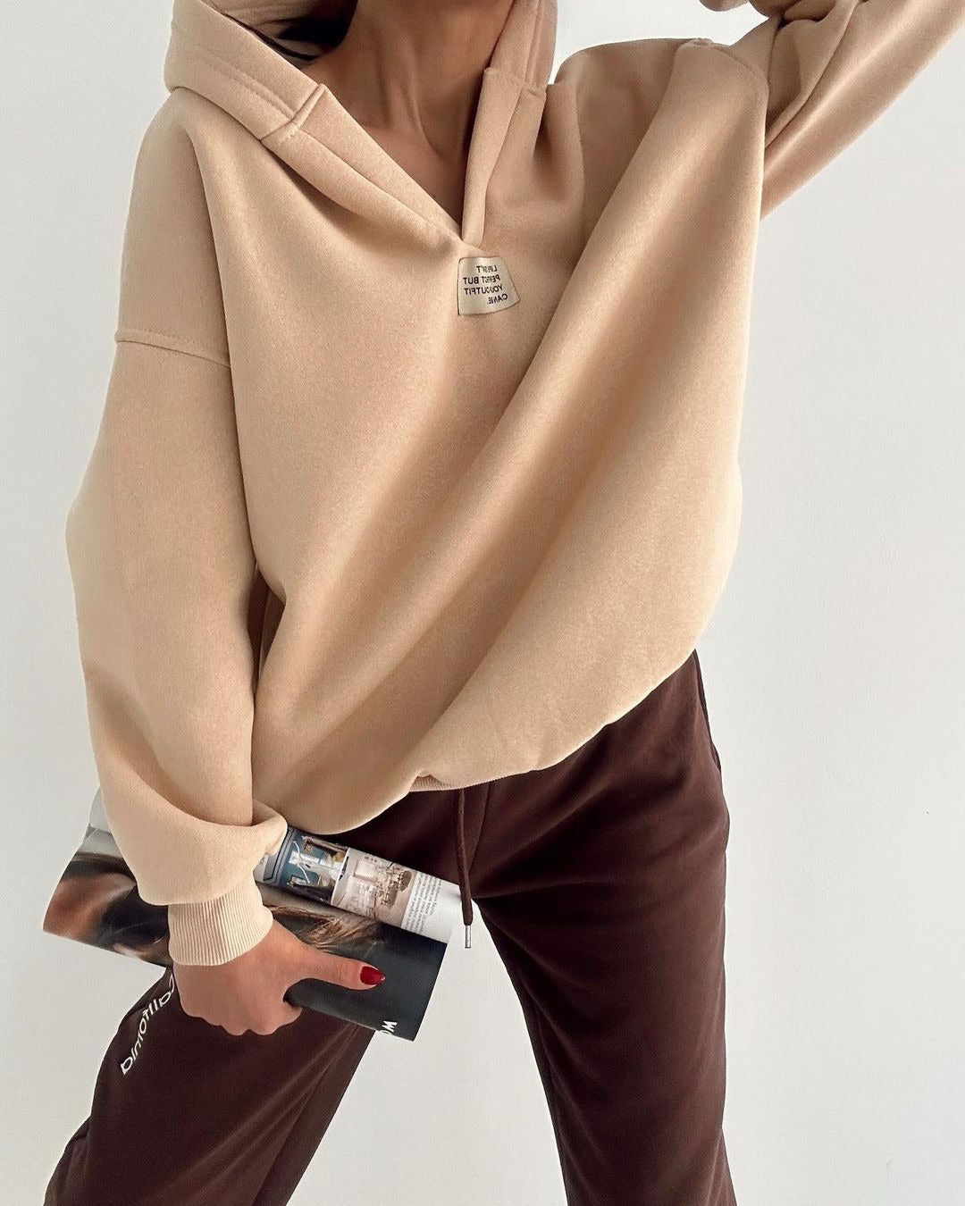 Comfortable hooded sweatshirt for women with a relaxed fit and high-quality materials Lune London