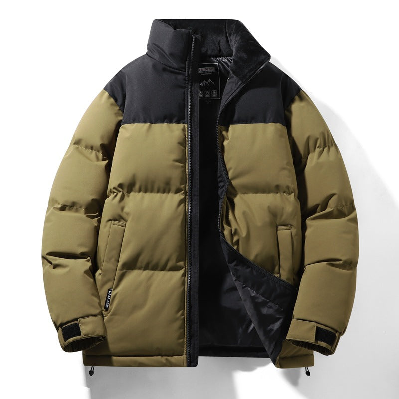 Men's padded quilted jacket with high thermal performance, water-repellent surface, and elastic cuffs Amarae