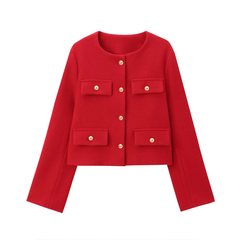 Veste mode femme avec poches appliquées Amarae