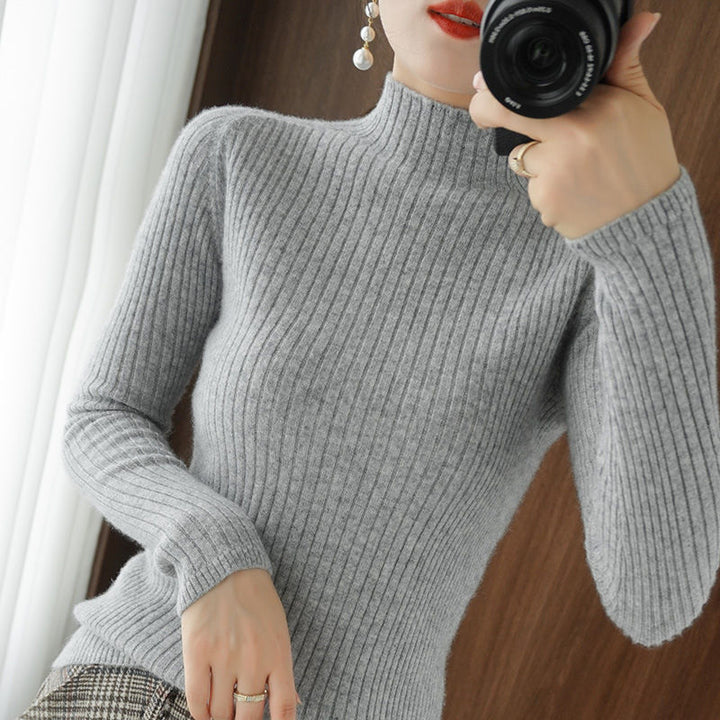 Pull à col roulé élégant et flatteur pour la silhouette Chic & Stil