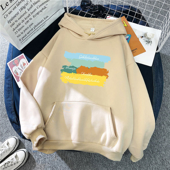 Women's casual hoodie with creative graphic design Chic & Stil