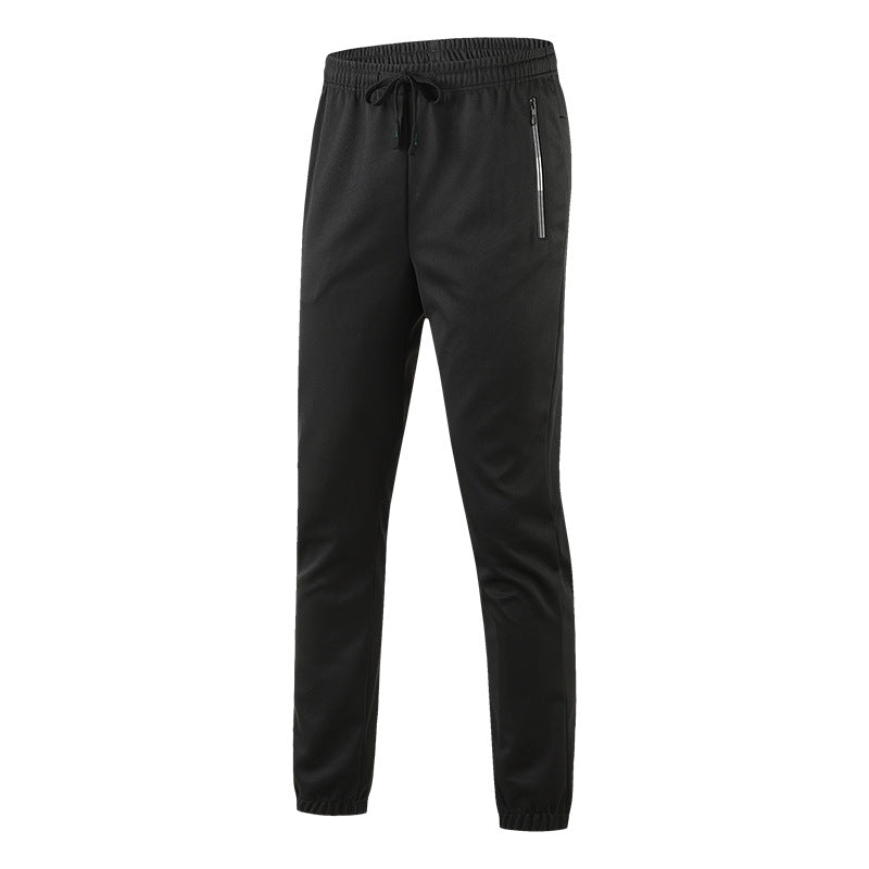 Men's Lightweight Breathable Functional Jogging Pants with Zipper Pocket Amarae