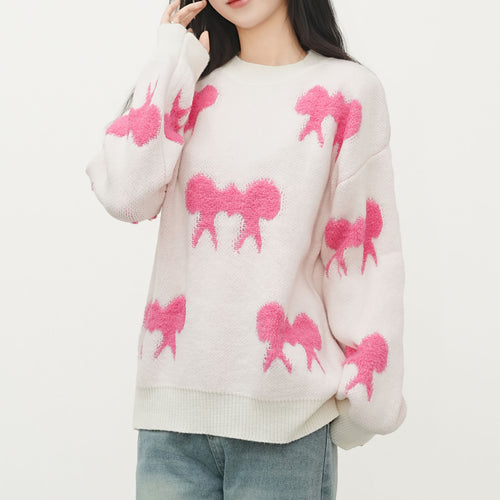 Pull en tricot épais pour femmes avec un design ludique Chic & Stil
