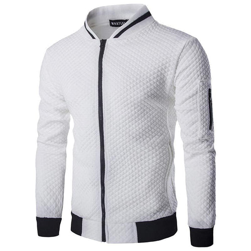 Men's sporty jacket with stand-up collar and functional zip pockets Chic & Stil