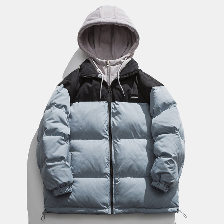 Men's winter jacket with removable hood and insulated lining Lune London