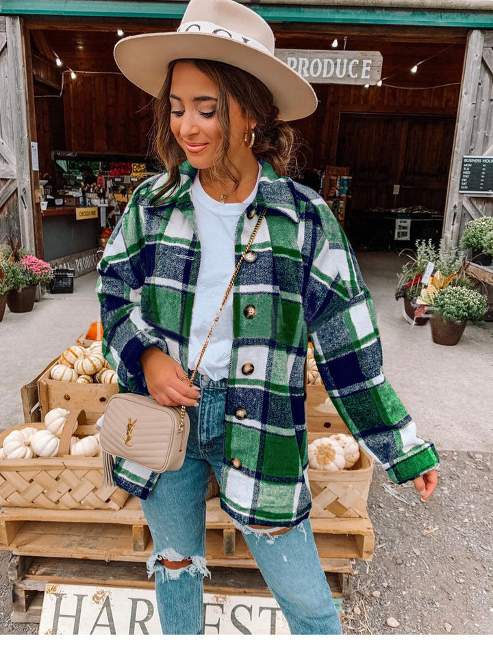Ladies Flannel Check Shirt Lune London