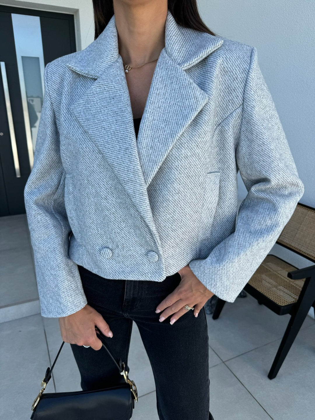 Ladies Elegant Slim-Fit Blazer Jacket Lune London