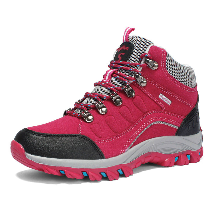 Women's Ankle-High Lightweight Trail Trekking Boots with Reinforced Toe Cap, Padded Ankle Collar, and Slip-Resistant Multi-Grip Outsole Amarae