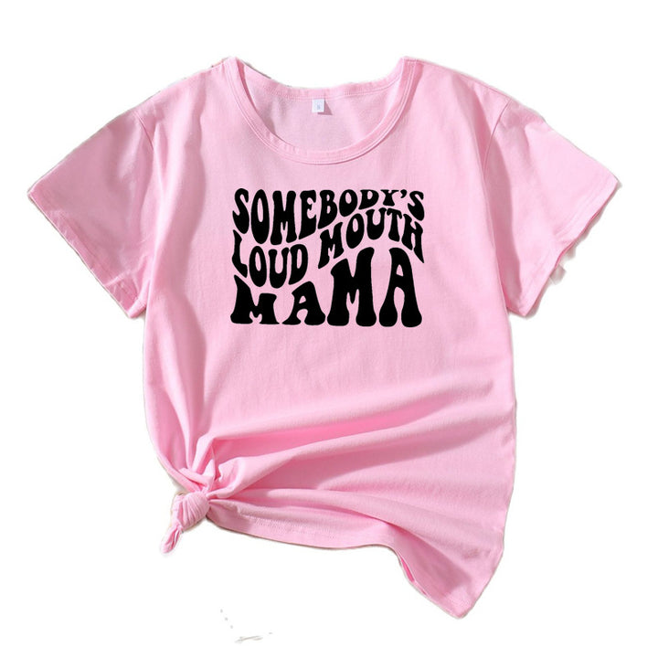 Ladies casual chic graphic T-shirt