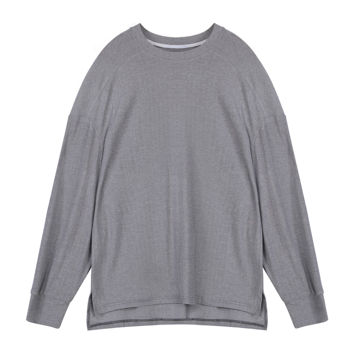 Women Long Sleeve T-Shirt with Relaxed Fit and Breathable Cotton Blend Lune London