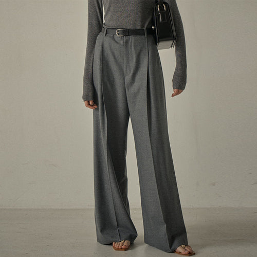 Pantalons culotte haute élégance pour femmes avec ceinture amovible Chic & Stil