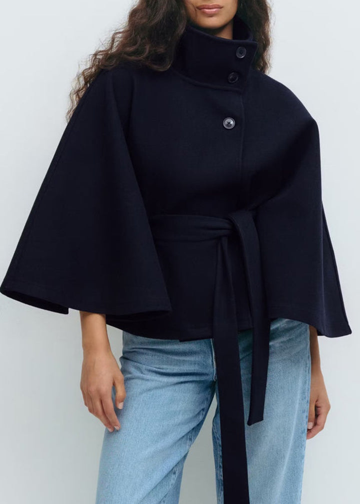 Women's loose-fit hooded jacket with stylish buttons Lune London