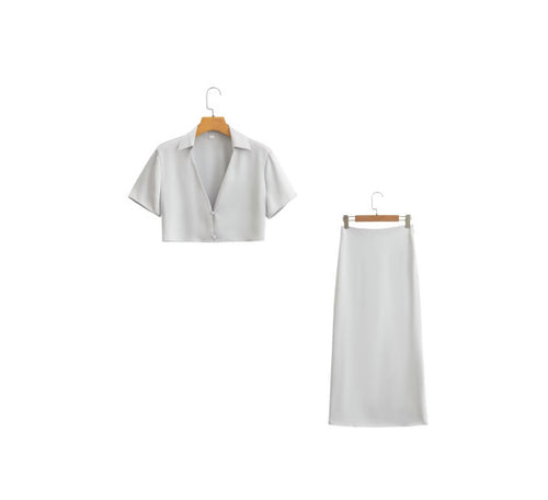 Jupe maxi élégante pour femmes avec coupe fluide et taille haute Chic & Stil
