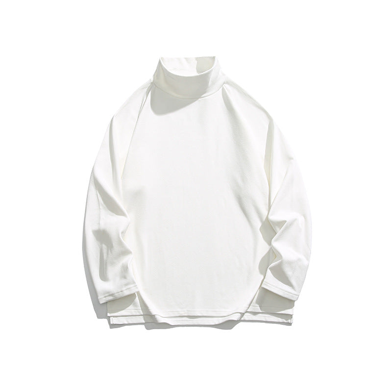 Unisex Oversize Roll Neck Sweatshirt made of soft cotton blend with raglan sleeves Amarae