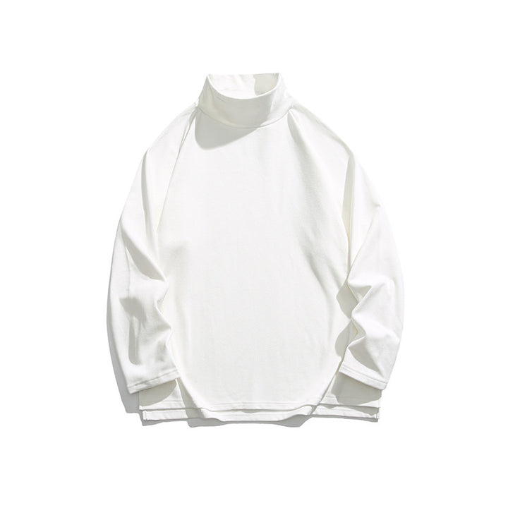 Unisex Oversize Roll Neck Sweatshirt made of soft cotton blend with raglan sleeves Amarae