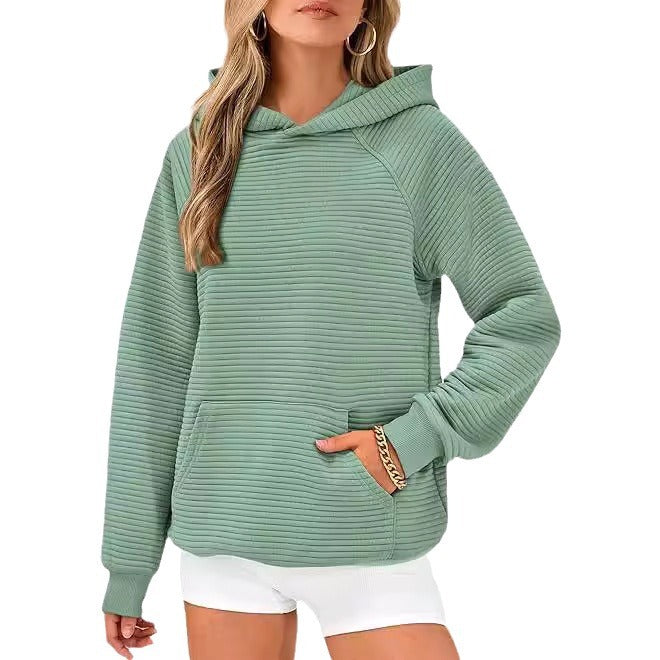 Casual hoodie for women with structured design and practical pockets Lune London