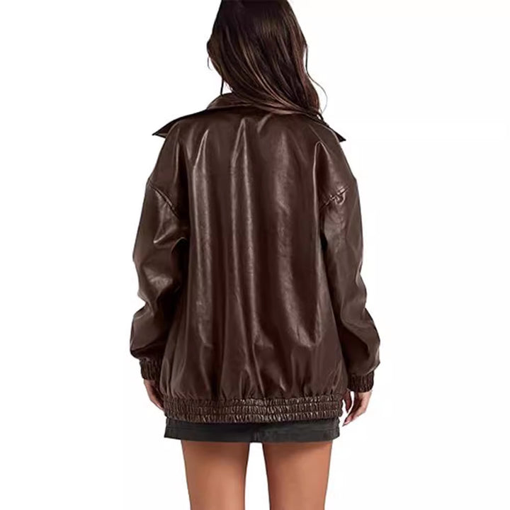 Ladies Oversized Casual Clothing with Elastic Cuffs and Practical Pockets Lune London