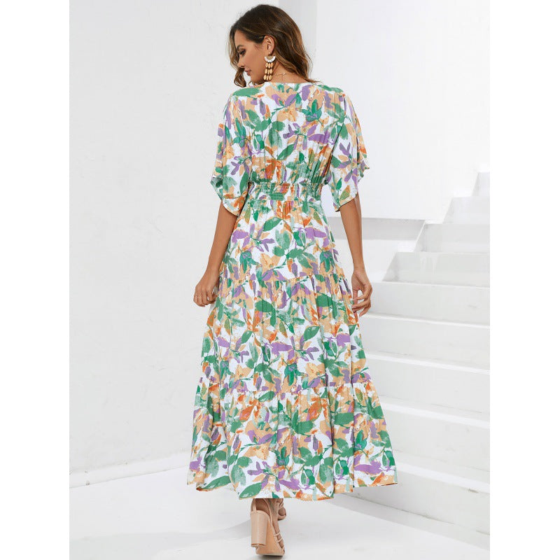 Lune London Floating Sleeve Maxi Boho Dress for Women