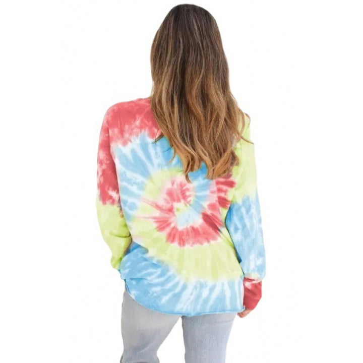 Oversized sweatshirt for women with a creative batik design Lune London