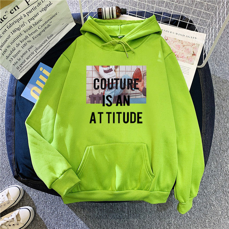 Women's hoodie with modern statement design Chic & Stil