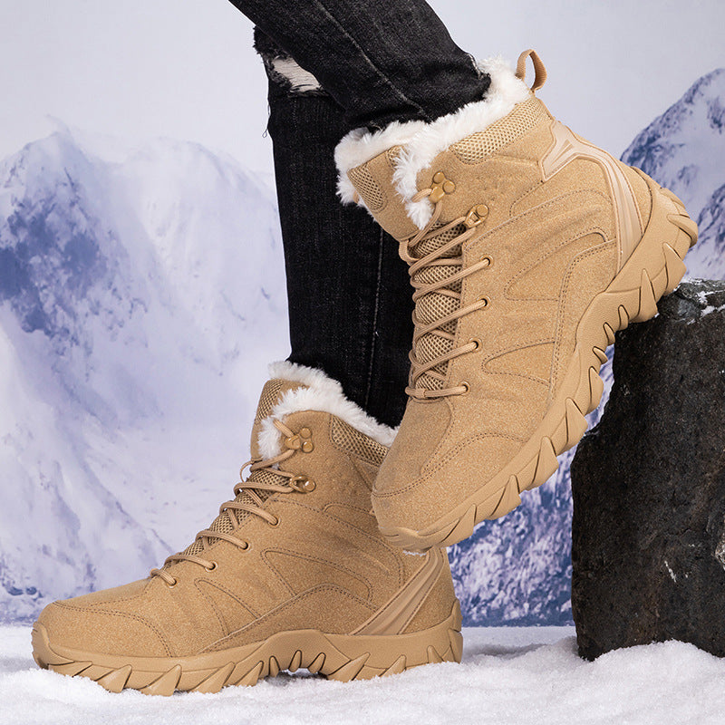 Women's Insulated Outdoor Boots with Faux Fur Lining, Durable Tread Sole and Suede Look Amarae