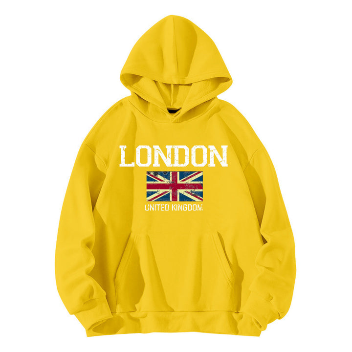 Women's hoodie in urban London style with kangaroo pocket and comfortable fit Lune London