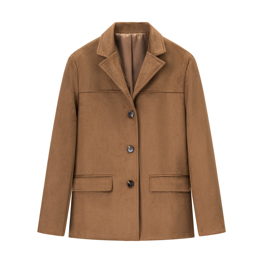 Trendy wool blazer for women with pockets and high-quality finish Lune London
