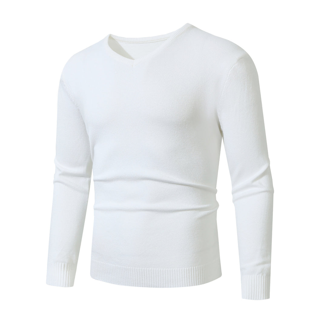 Elegant men's sweater with V-neck Lune London