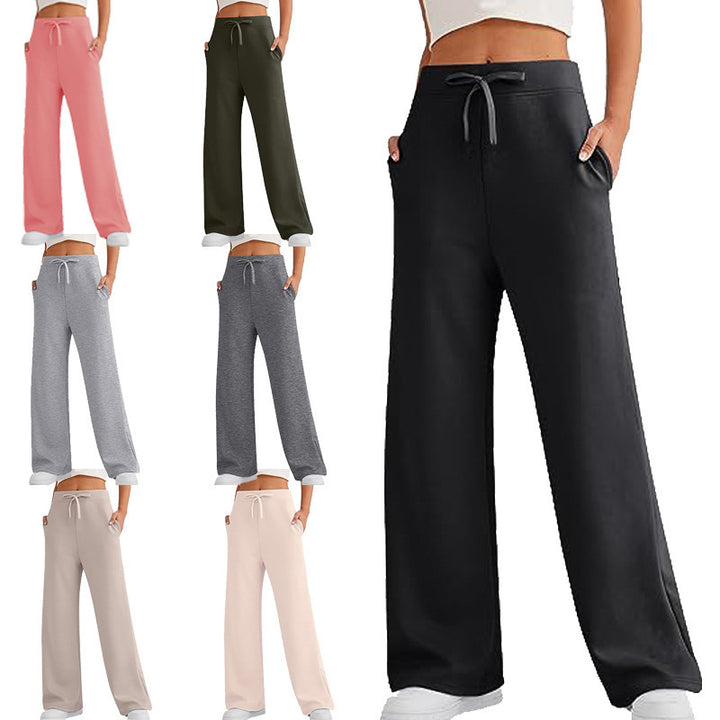 Women Comfortable Lounge Pants with Loose Fit and Practical Pockets Lune London