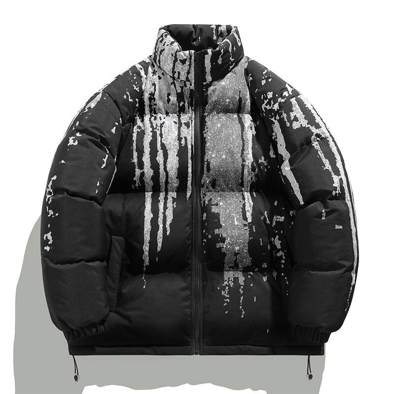 Winter ladies puffer jacket with elastic cuffs and chic and stylish design