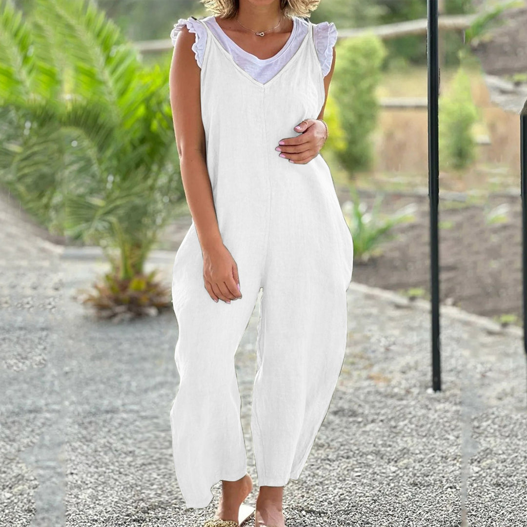 Ladies Leisure Light Cami Jumpsuit Lune London