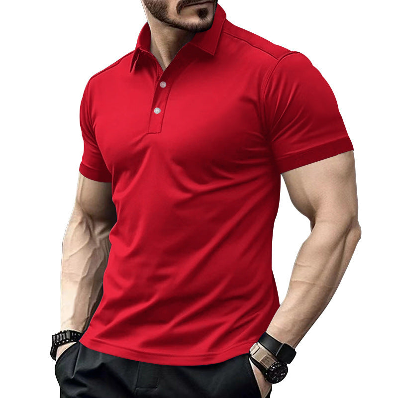 Men's high-quality short-sleeve polo with breathable technology and modern cut Lune London