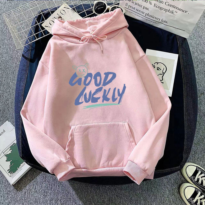 Women's Hoodie with Modern Graphic Design Chic & Stil