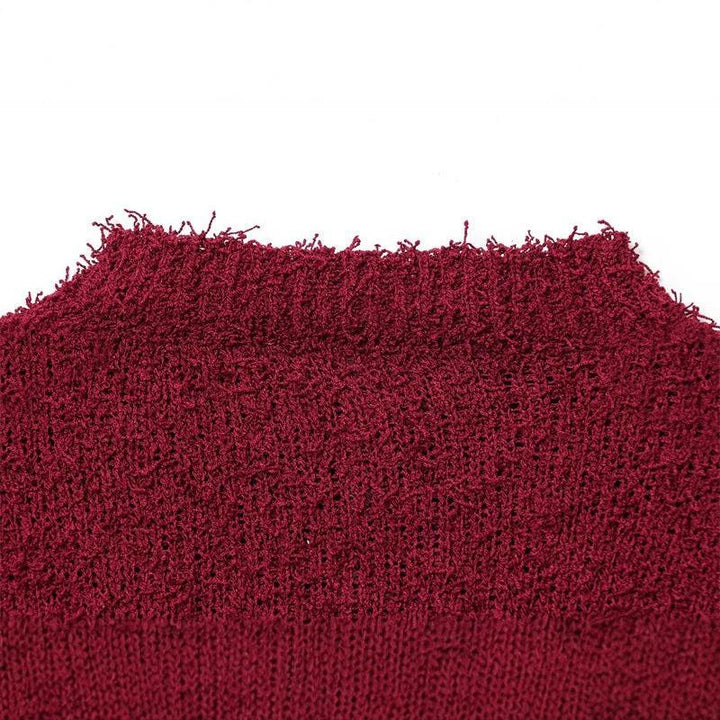 Ladies Cozy Knit Sweater with Eye-Catching Sleeves Lune London