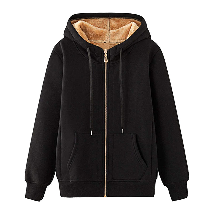 Women's hooded jacket with plush lining and practical pockets Lune Londonl