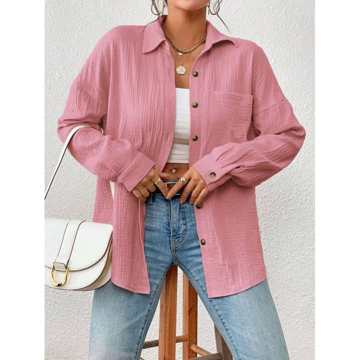 Casual overshirt for women with button details Lune London