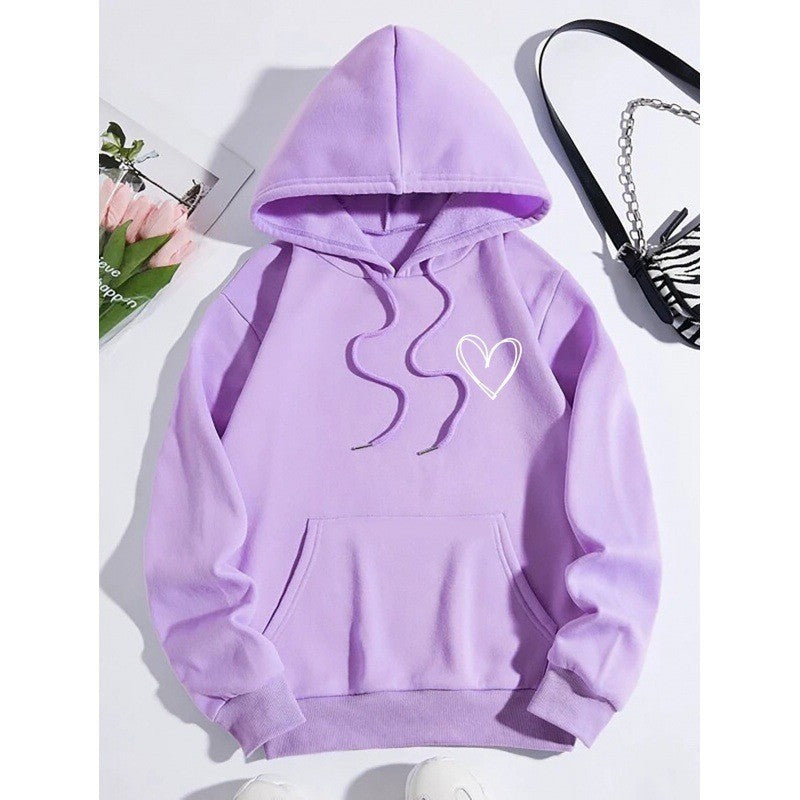 Women's hoodie with cool heart motif Chic & Stil