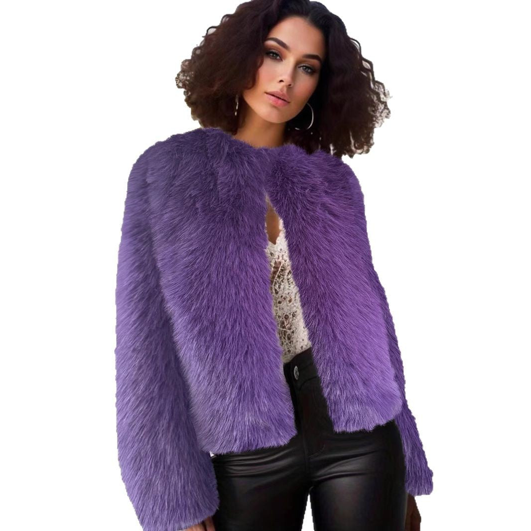 Ladies short plush jacket Lune London