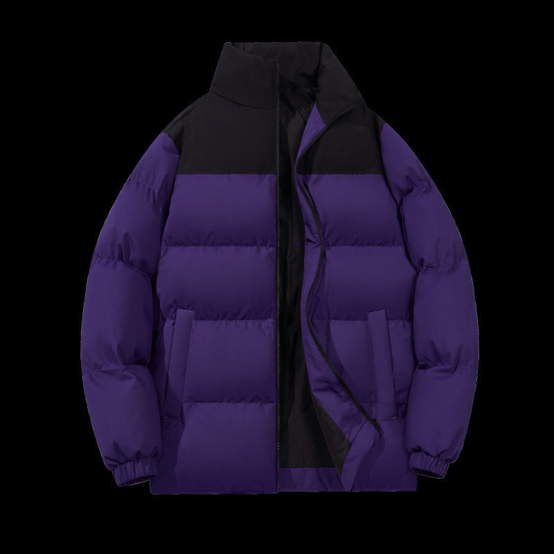 Insulated quilted jacket for men with high collar Lune London