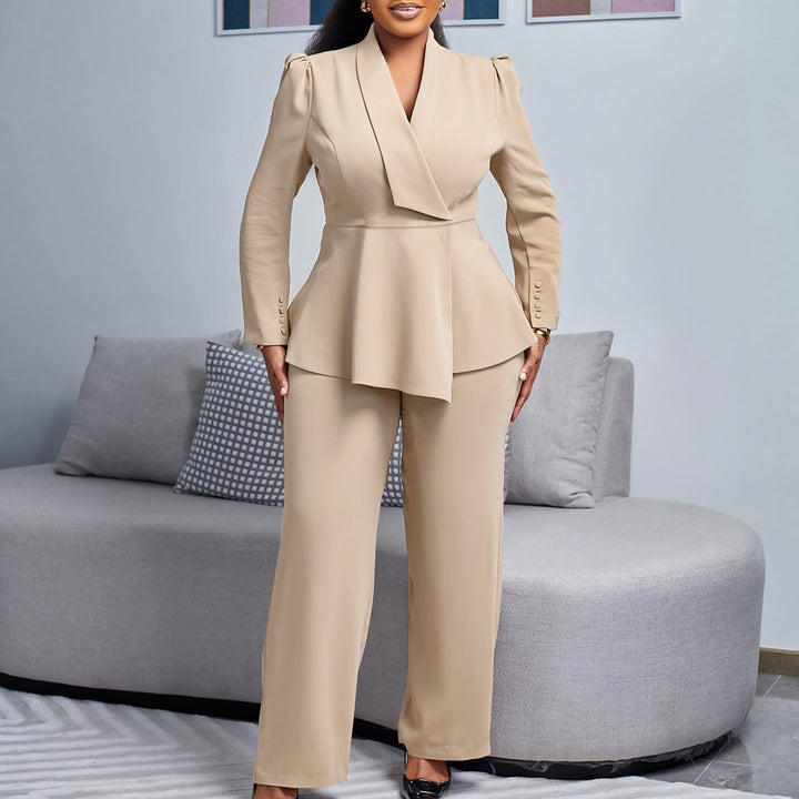 Ladies Elegant Blazer-Pants Set Lune London